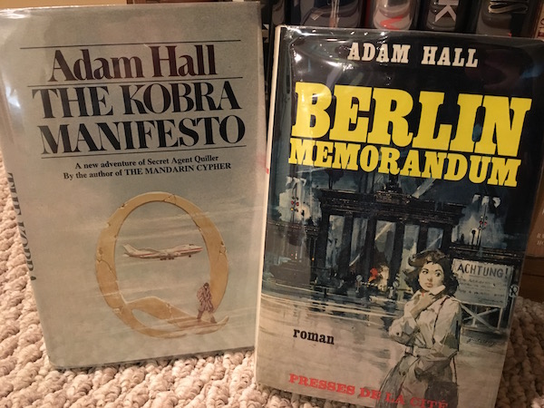 Adam Hall Spy Books from Jeff's collecton